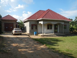 The house I'm staying in in Kalisizo, Uganda.