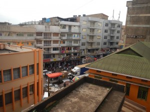 Kampala Pacific Hotel balcony